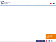 Tablet Screenshot of hotellamadonnina.it